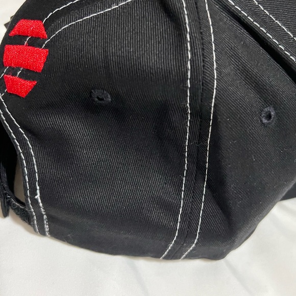 NEW UFC Ultiman Black Baseball Cap with Red Logo Adjustable NWT - Picture 4 of 7